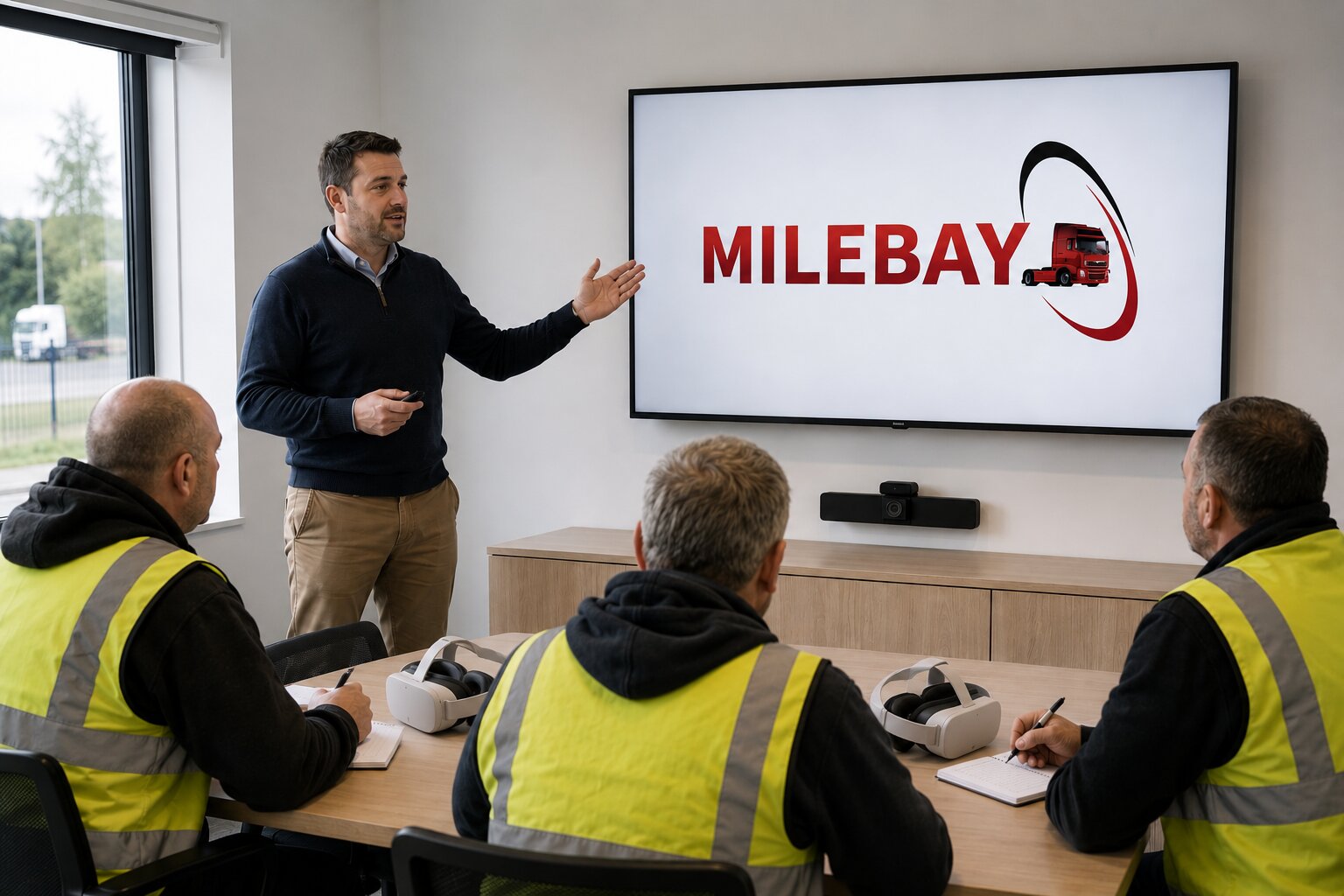 Milebay driver training session